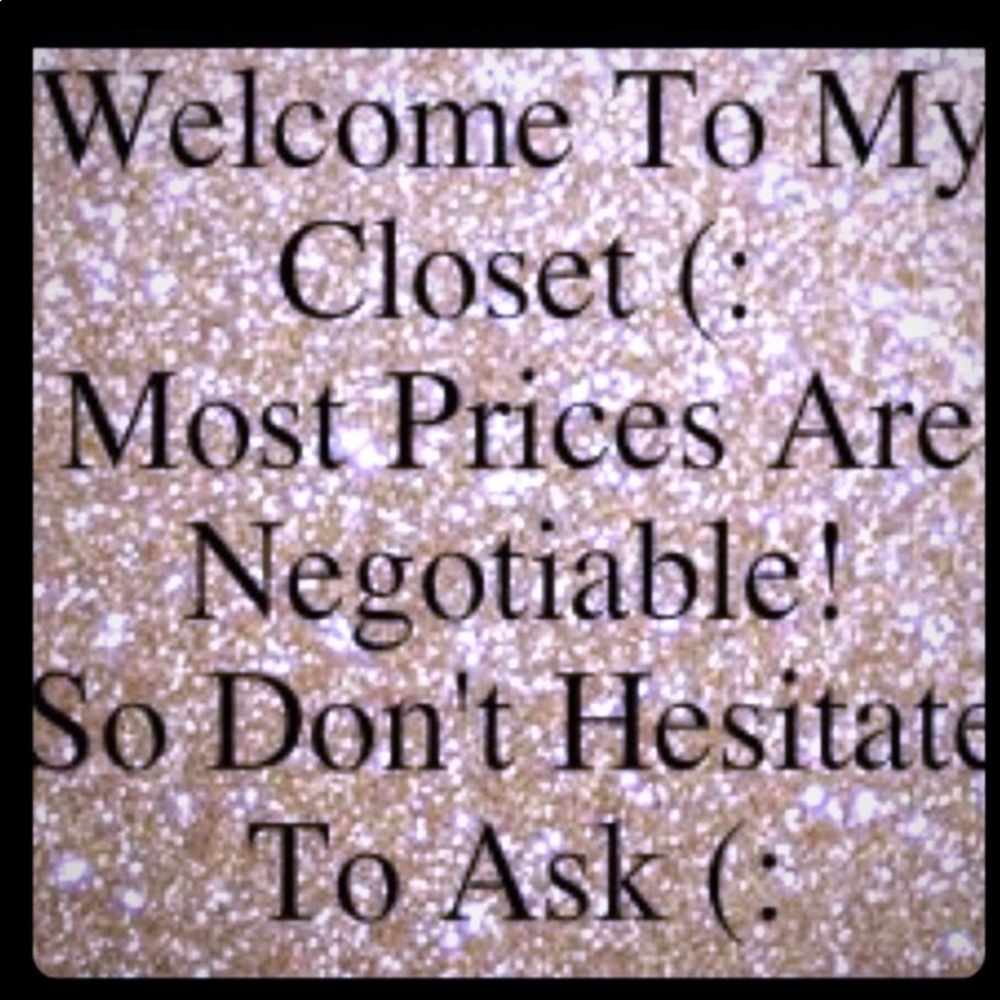 I am open to all offers.